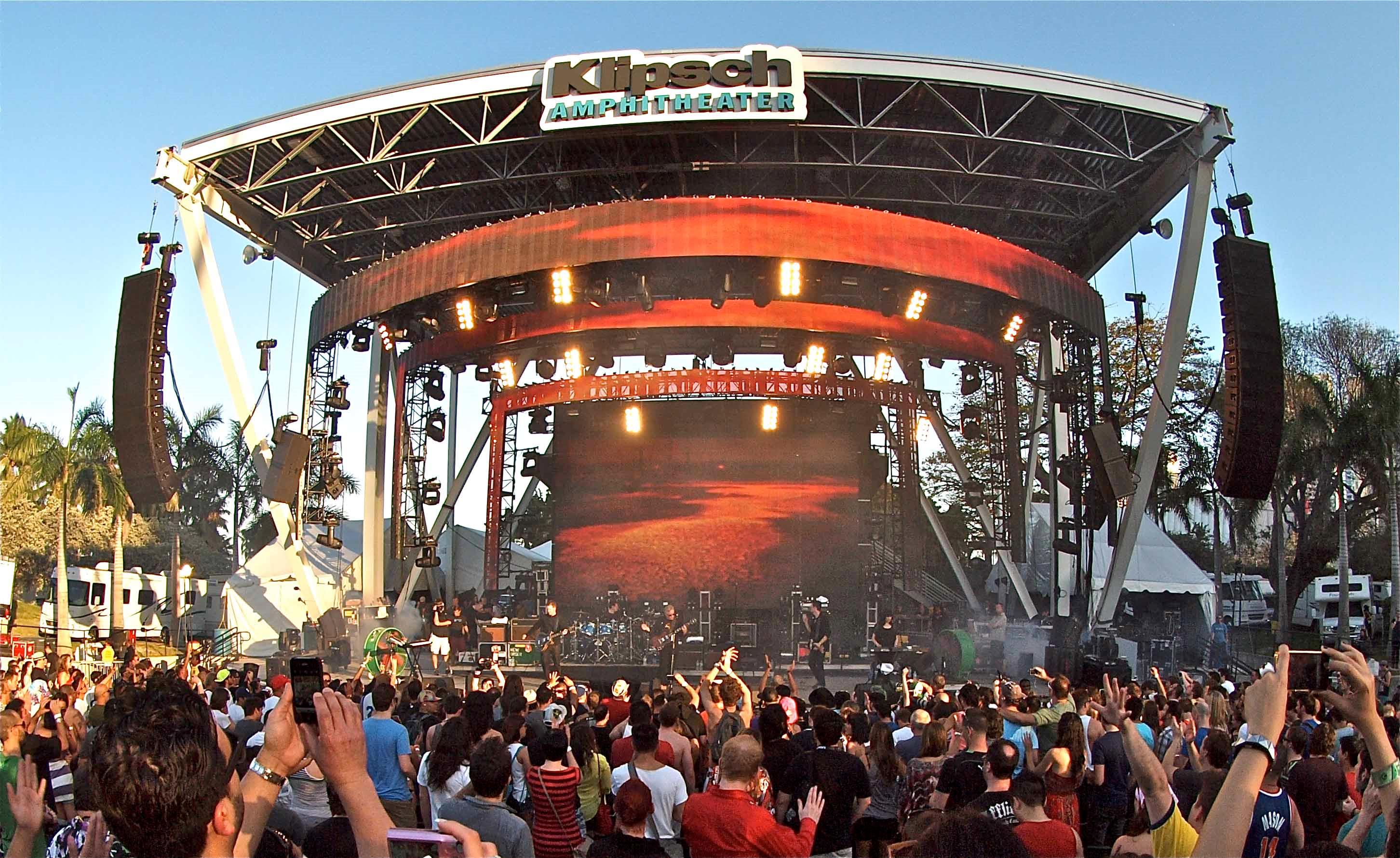 Il Live Stage dell'Ultra Music Festival Miami