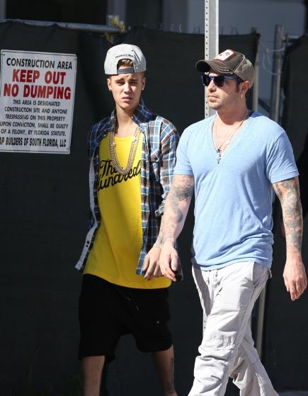 Il turbolento Bieber in un momento di relax