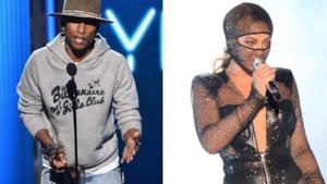 Pharrell e Beyoncé sul palco dei BET Awards 2014