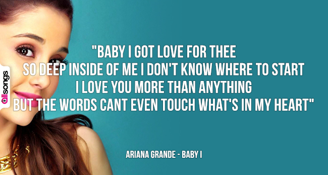 Ariana Grande: le migliori frasi delle canzoni