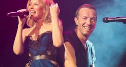 Kylie Minogue e Chris Martin insieme sul palco