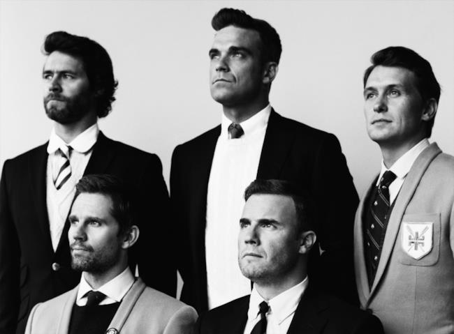 Foto della band dei Take That che hanno in serbo un nuovo album per il 2014