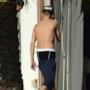 Justin Bieber pantaloni vita bassa