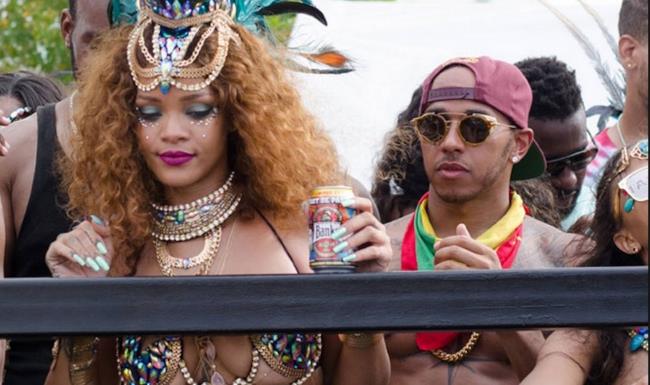 Rihanna e Lewis Hamilton