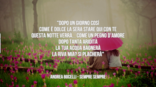 Andrea Bocelli: le migliori frasi delle canzoni