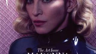 Madonna con una tuta in latex