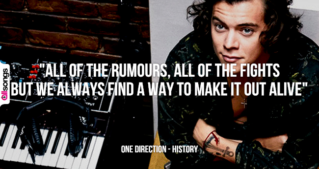 One Direction: le migliori frasi delle canzoni