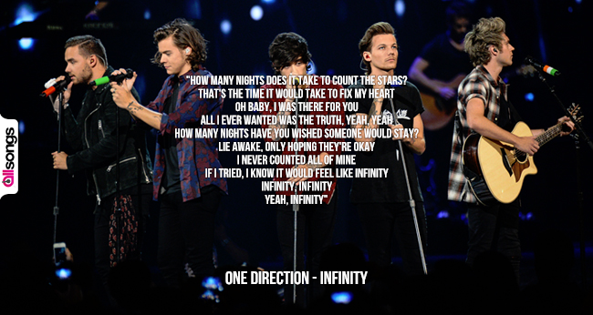 One Direction: le migliori frasi delle canzoni