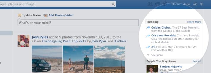 I trending topics di Facebook