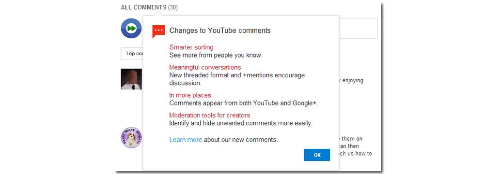 YouTube lancia un nuovo sistema di commenti