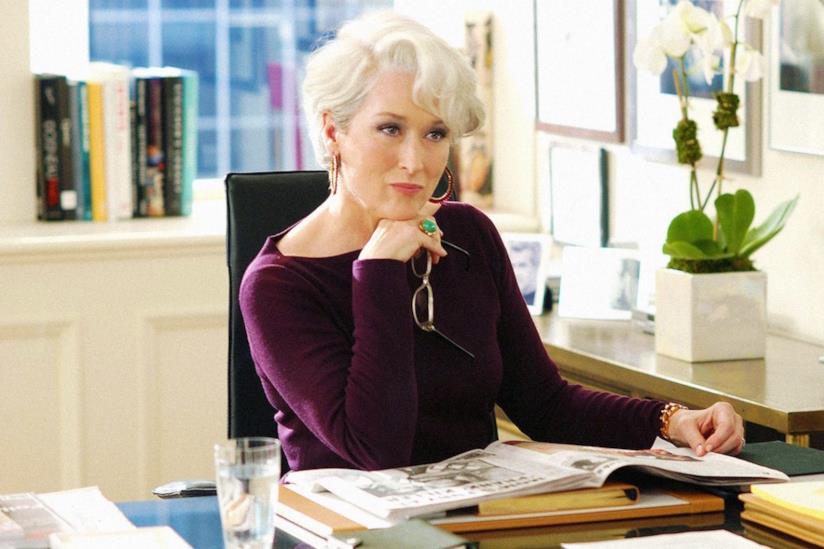 Il diavolo veste Prada: le frasi famose Miranda in una scena del film Il diavolo veste Prada