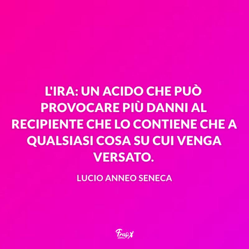 Frasi Seneca ira Sfondo fucsia