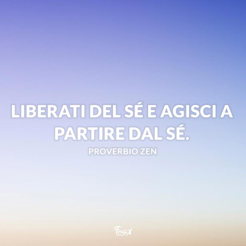 Frasi zen liberati Sfondo celeste