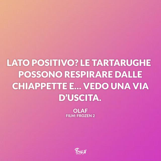 Frase di Olaf di Frozen 2 Immagine con frase di Olaf di Frozen 2