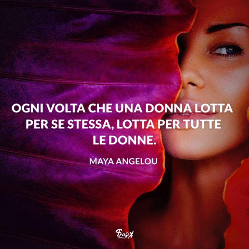 Frasi belle sulle donne angelou Primo piano di una bella donna
