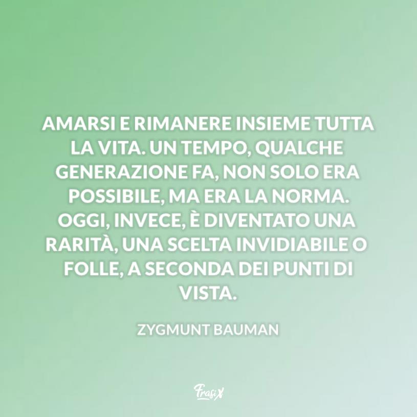 Frasi tradimento Bauman Sfondo verde chiaro