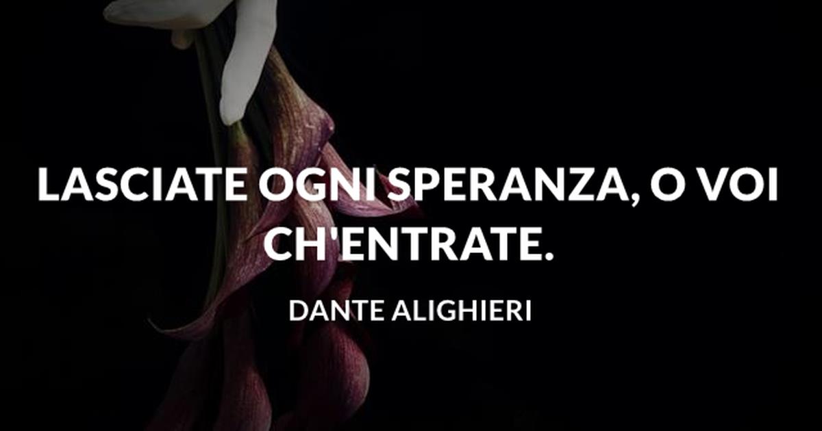 Le frasi più belle e famose di Dante Alighieri e della Divina Commedia