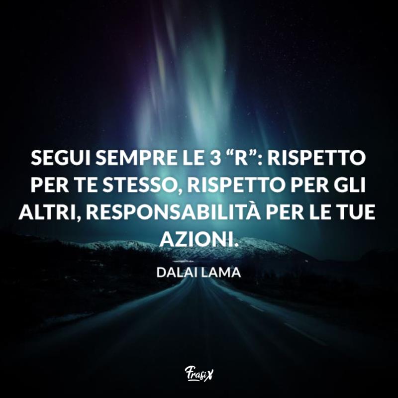 Frasi su orgoglio e rispetto dalai lama Immagine con citazione dalai lama per frasi su orgoglio e rispetto