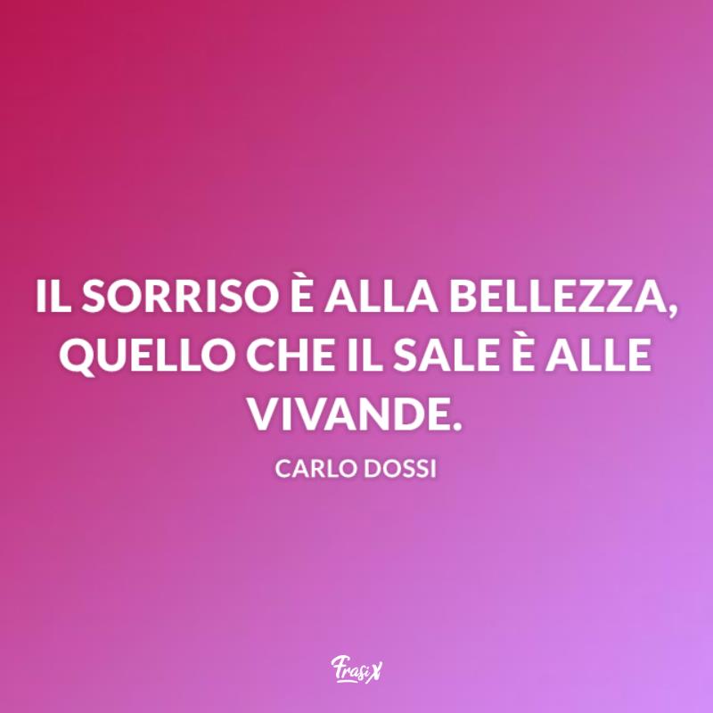 Frasi sul sorriso dossi Sfondo fucsia
