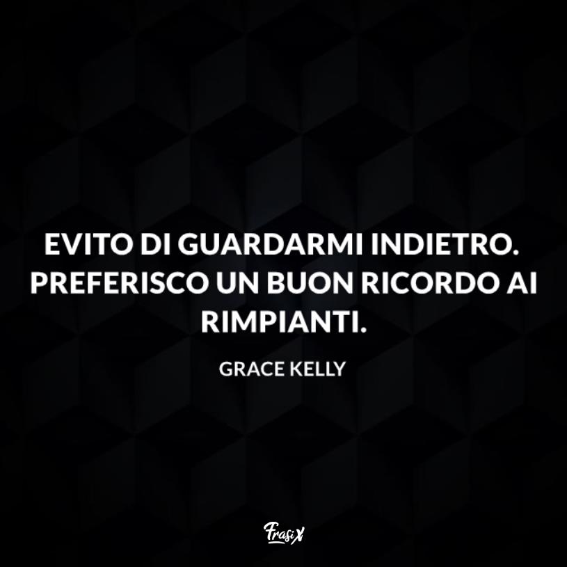 Grace Kelly frasi rimpianto Immagine con citazione sul rimpianto per grace kelly frasi