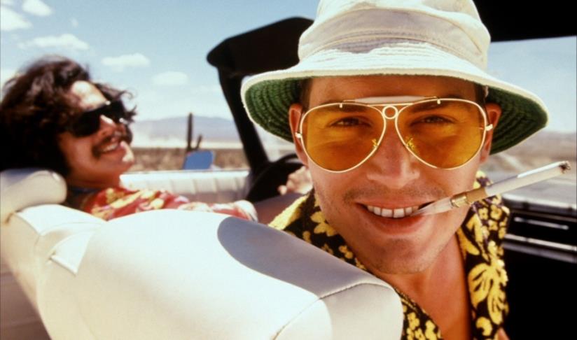 Paura e delirio a Las Vegas: le frasi più belle Johnny Depp in primo piano in Paura e delirio a Las Vegas