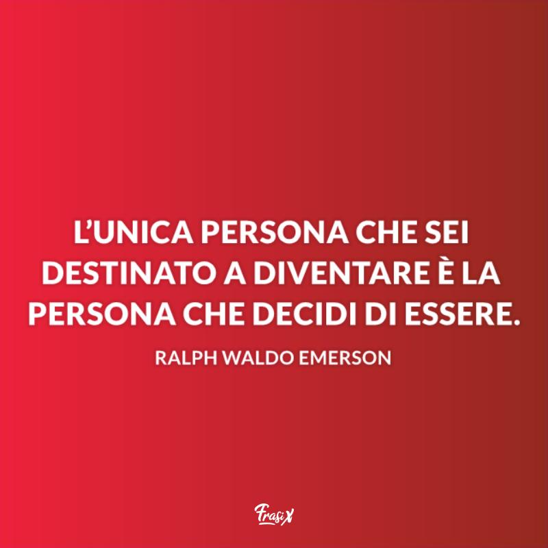 Frasi sulle scelte emerson Sfondo rosso