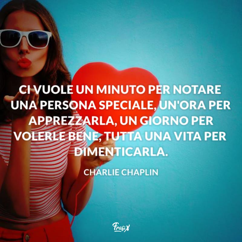 Frasi sulla vita di coppia chaplin Ragazza manda un bacio