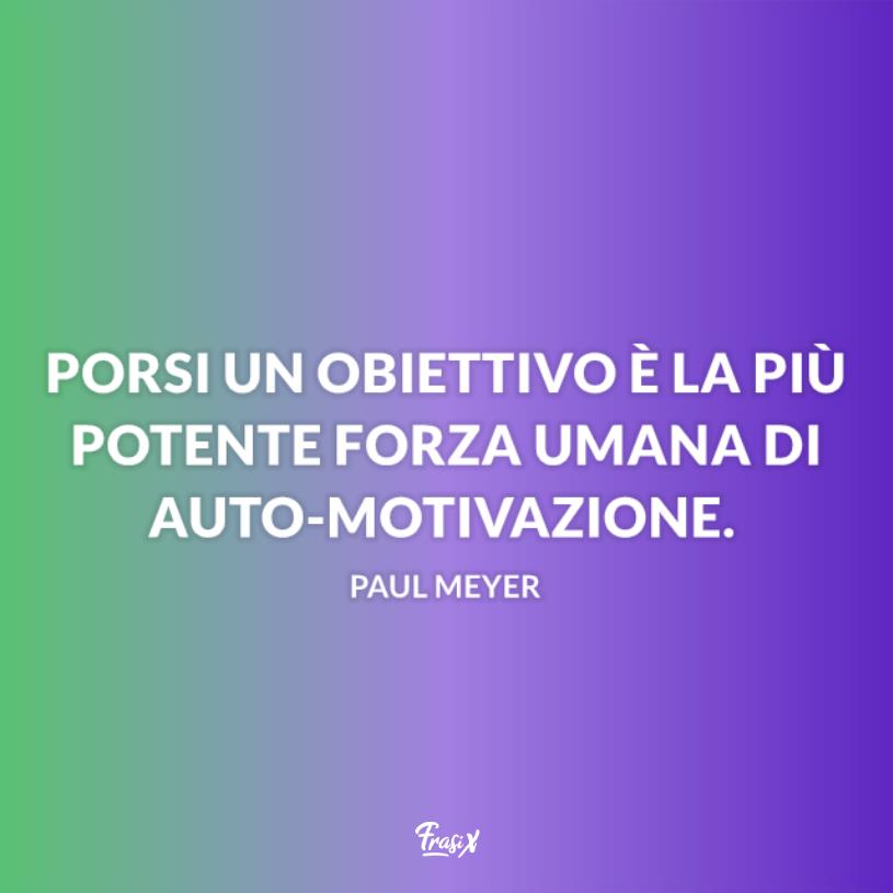 Frasi raggiungere un obiettivo meyer Sfondo lilla verde
