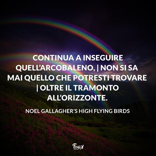 Frasi sull'arcobaleno birds Margherite in un prato