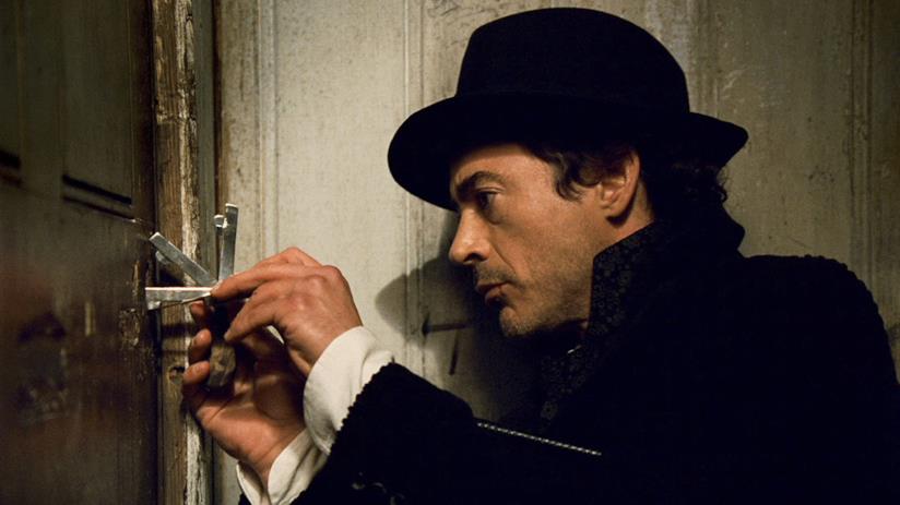 Le frasi celebri di Sherlock Holmes Robert Downey Jr. alias Sherlock Holmes nel film del 2009
