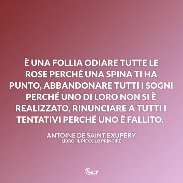 Le frasi celebri de "Il Piccolo Principe" tratte dal libro