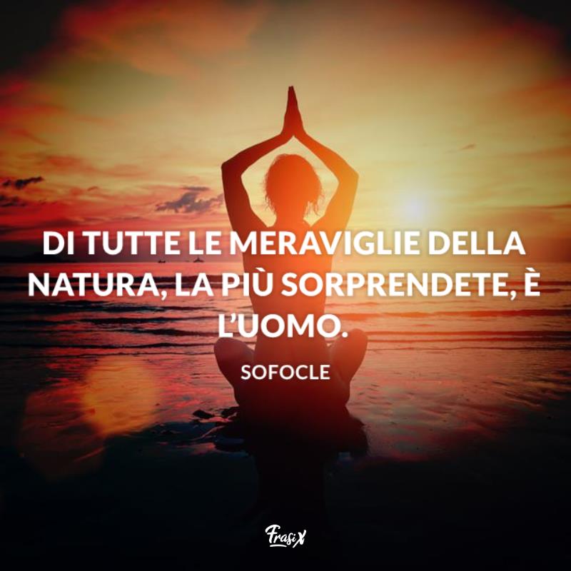 Frasi sullo stupore sofocle Ragazza medita in riva al mare