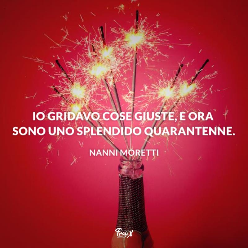 Frasi compleanno 40 anni moretti Bottiglia di champagne con candele accese