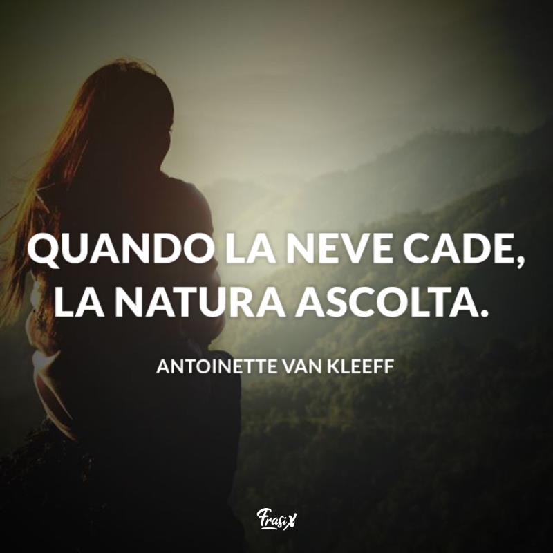 Frasi sul silenzio della neve kleeff Immagine con citazione kleeff per frasi sul silenzio della neve