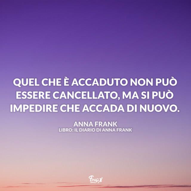 Frase di Anna Frank Immagine con frase di Anna Frank