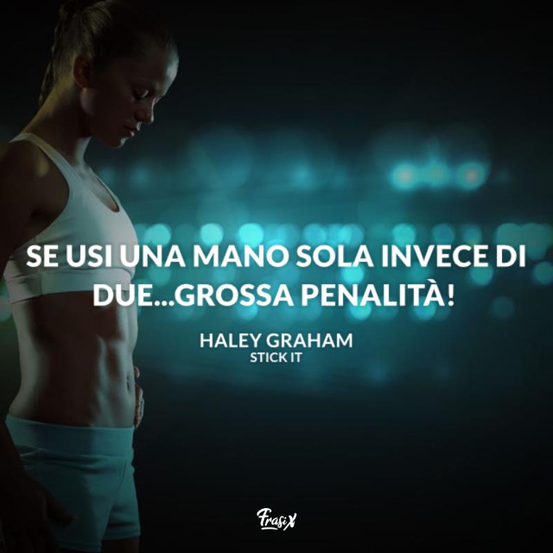 Frasi sulla ginnastica artistica stick it haley graham Immagine con citazione haley graham per frasi sulla ginnastica artistica stick it