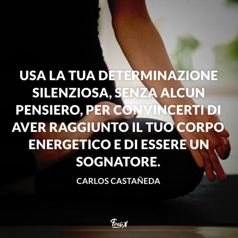 Frasi zen castaneda Donna in posizione di meditazione