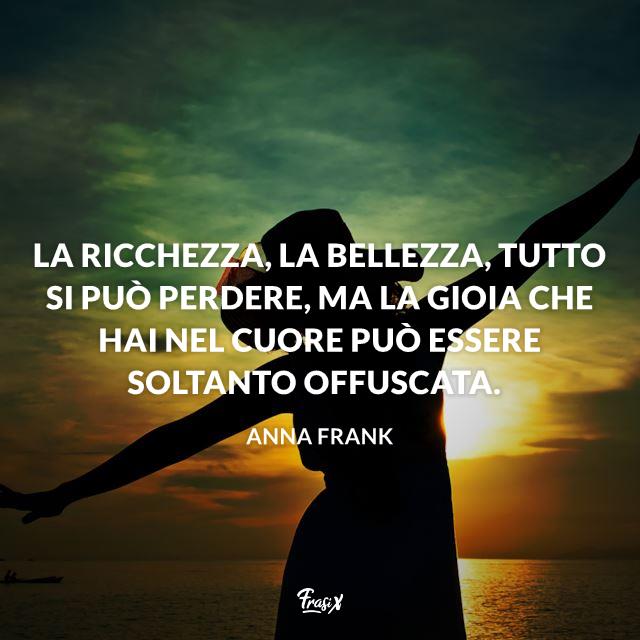 Frase di Anna Frank Immagine con frase di Anna Frank