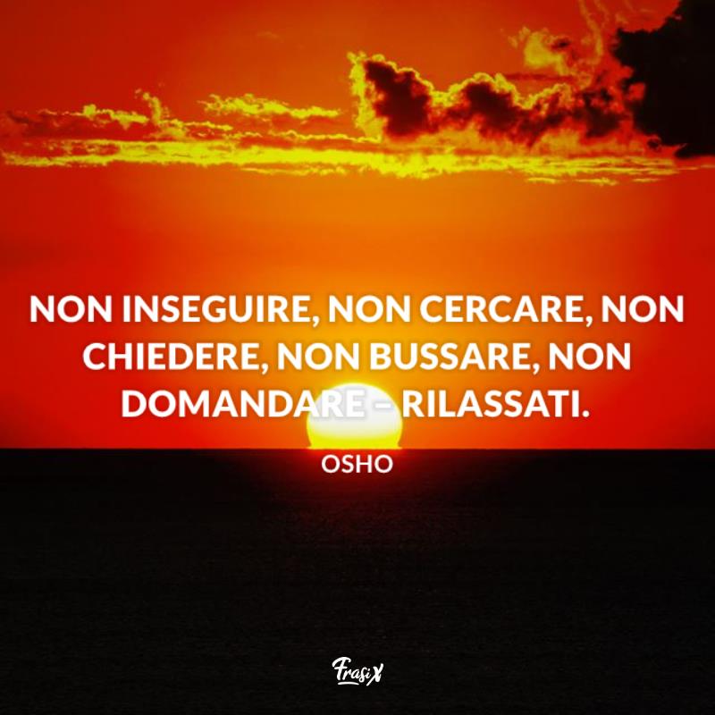 Frasi zen osho Tramonto sole