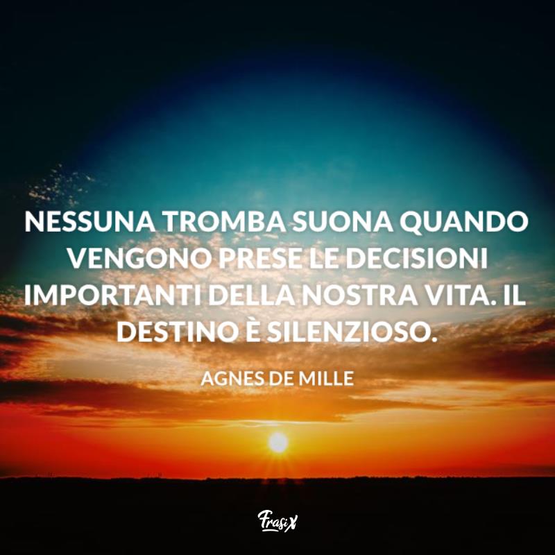 Frasi sulle scelte de mille Tramonto del sole in campagna