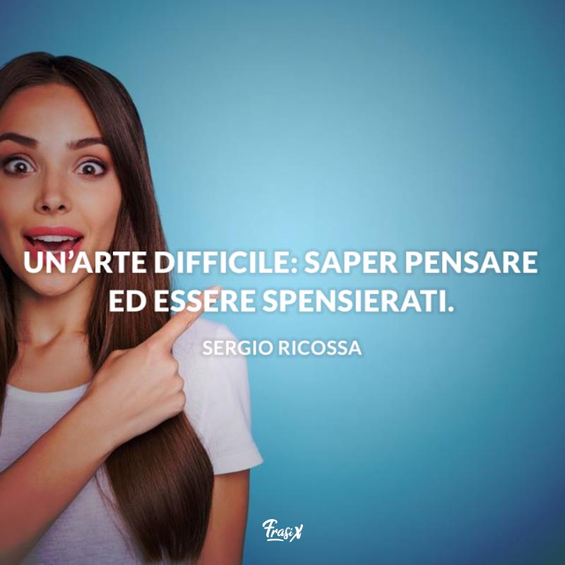 Frasi sulla spensieratezza ricossa Immagine con citazione ricossa per frasi sulla spensieratezza