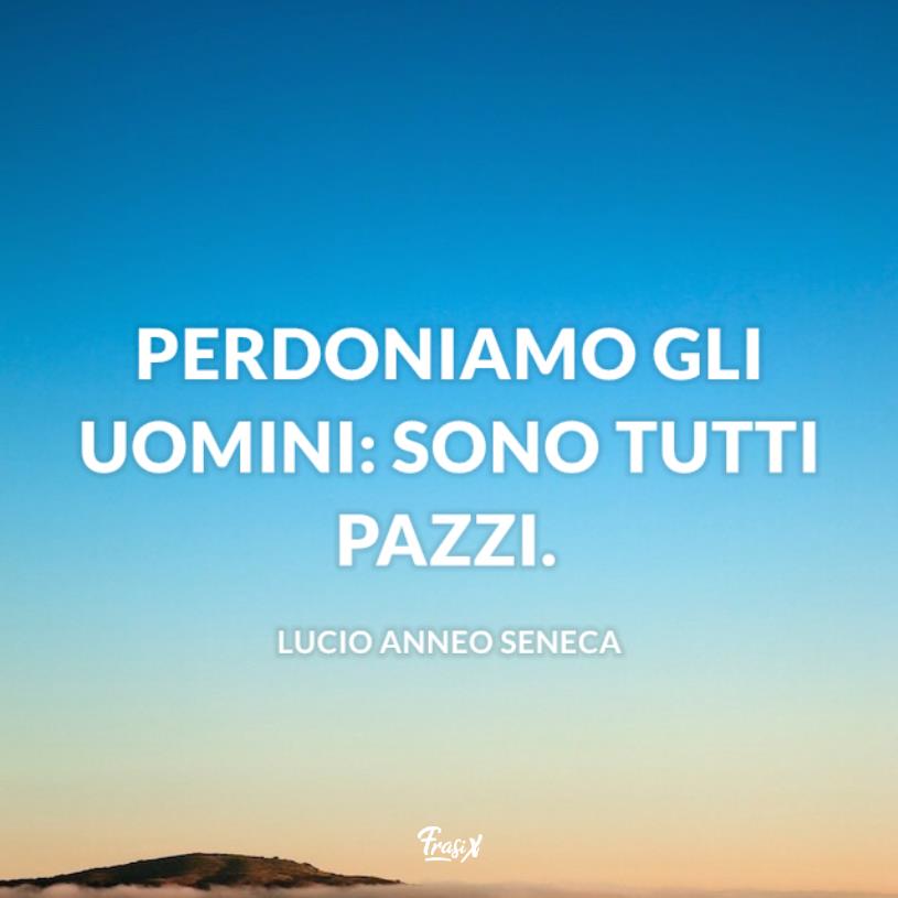 Frasi sul perdono Seneca Cima di una montagna tra le nuvole