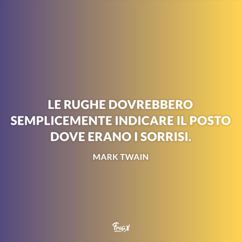 Frasi sul sorriso Twain Sfondo oro