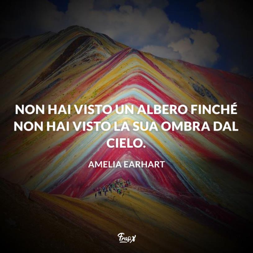 Frasi sul volo amelia Montagna disegnata