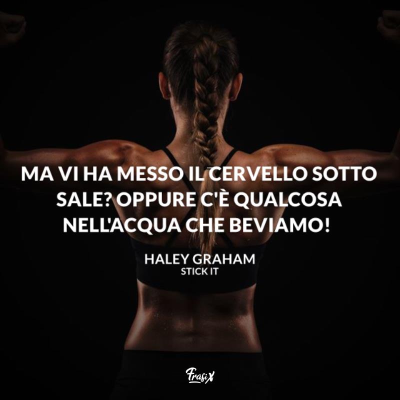 Frasi sulla ginnastica artistica stick it haley Immagine con citazione haley per frasi sulla ginnastica artistica stick it
