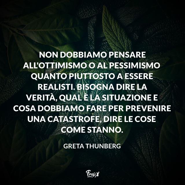 Frasi ecologia Frasi Greta Thunberg