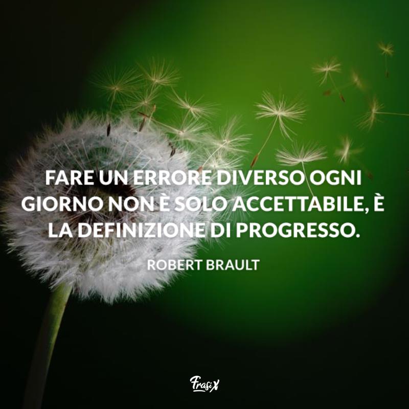 Frasi sugli errori robert Dente di leone in primo piano