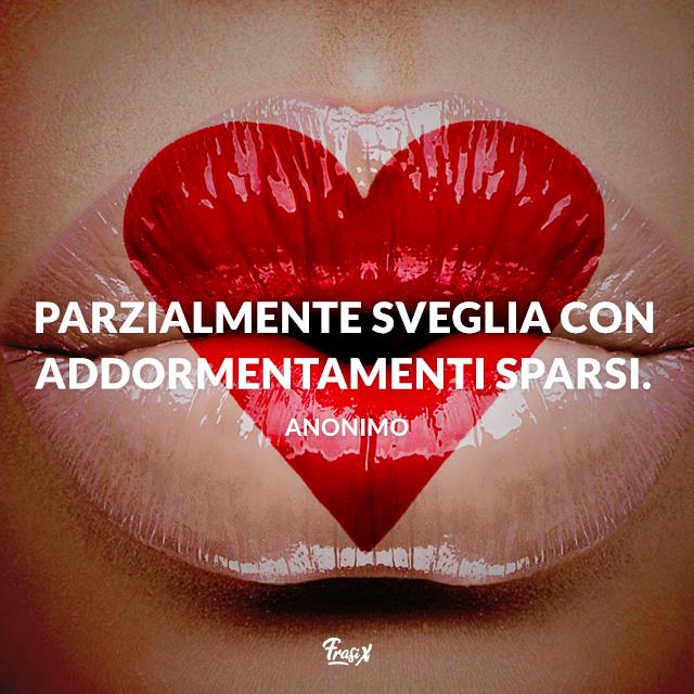 Buongiorno con il cuore Parzialmente sveglia con addormentamenti sparsi