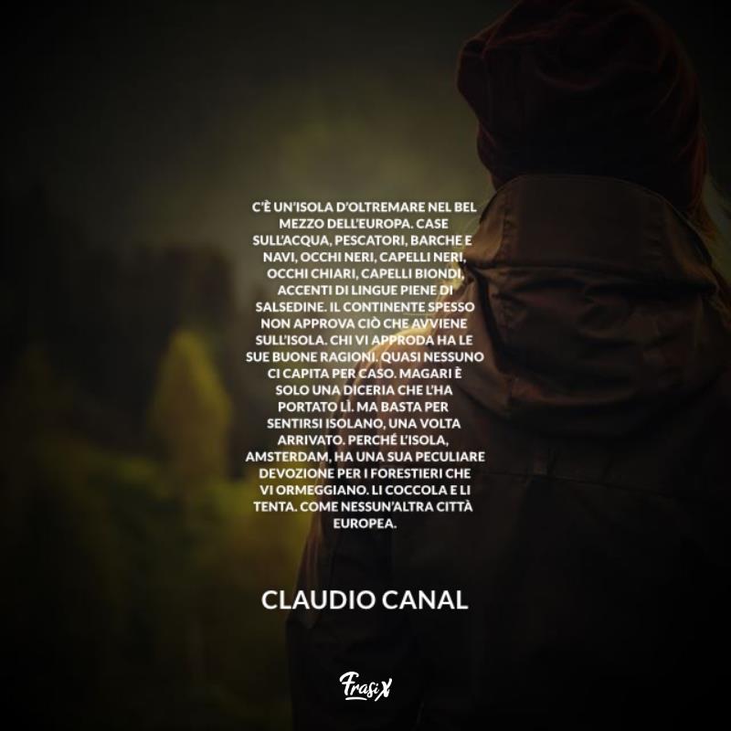 Frasi belle amsterdam canal Immagine con citazione canal per frasi belle amsterdam