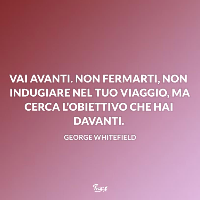 Frasi raggiungere un obiettivo george Sfondo rosso